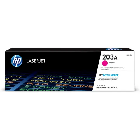Toner HP CF543A - Toner 203A magenta do HP Color LaserJet Pro M254, M280